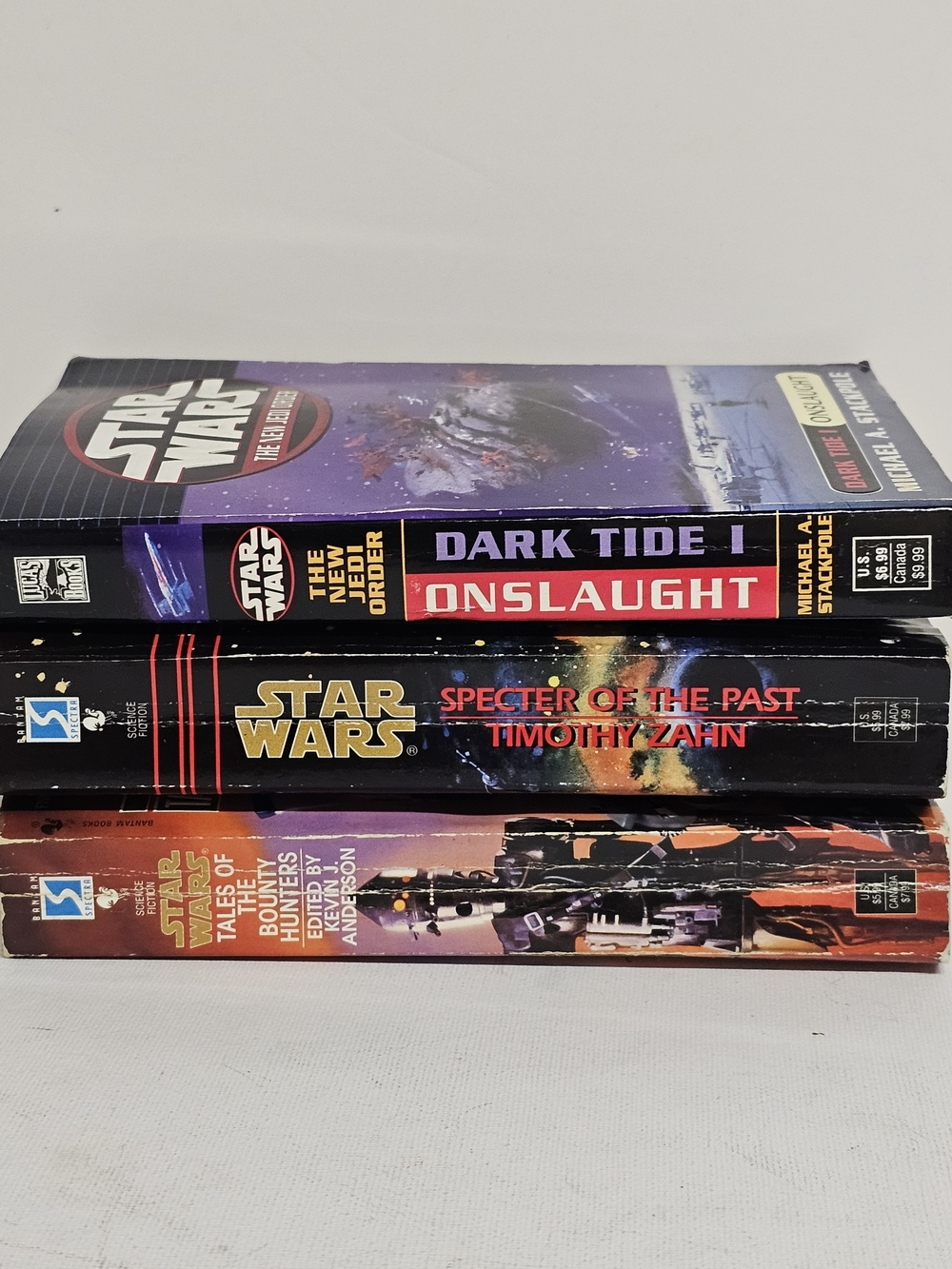 Star Wars Book Lot Zahn Stackpole Anderson Paperback Bundle 3 Books